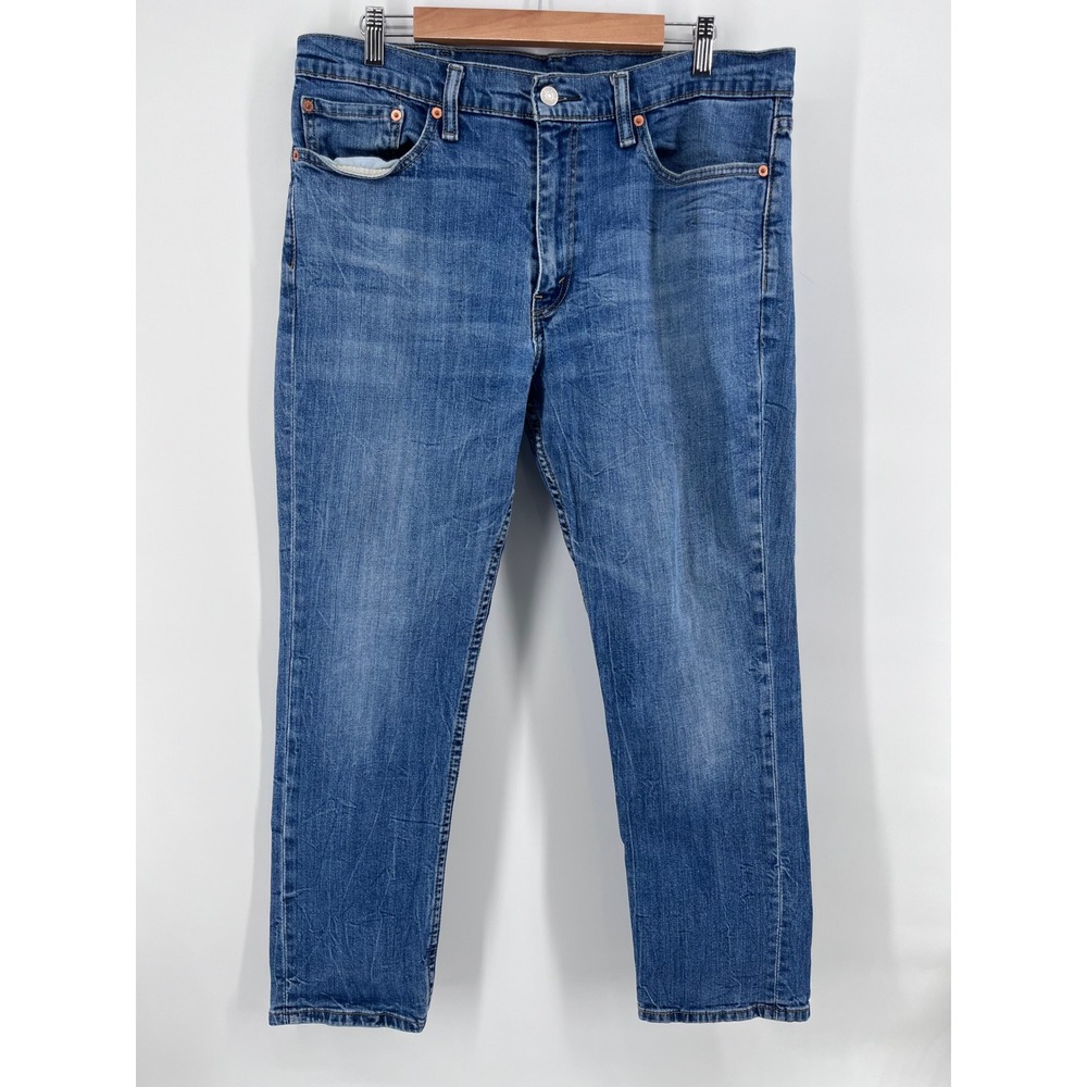 Levis 511 Slim Fit Jeans Medium Blue Denim 33x30 Mens Womens 33 x 30 Chic Work